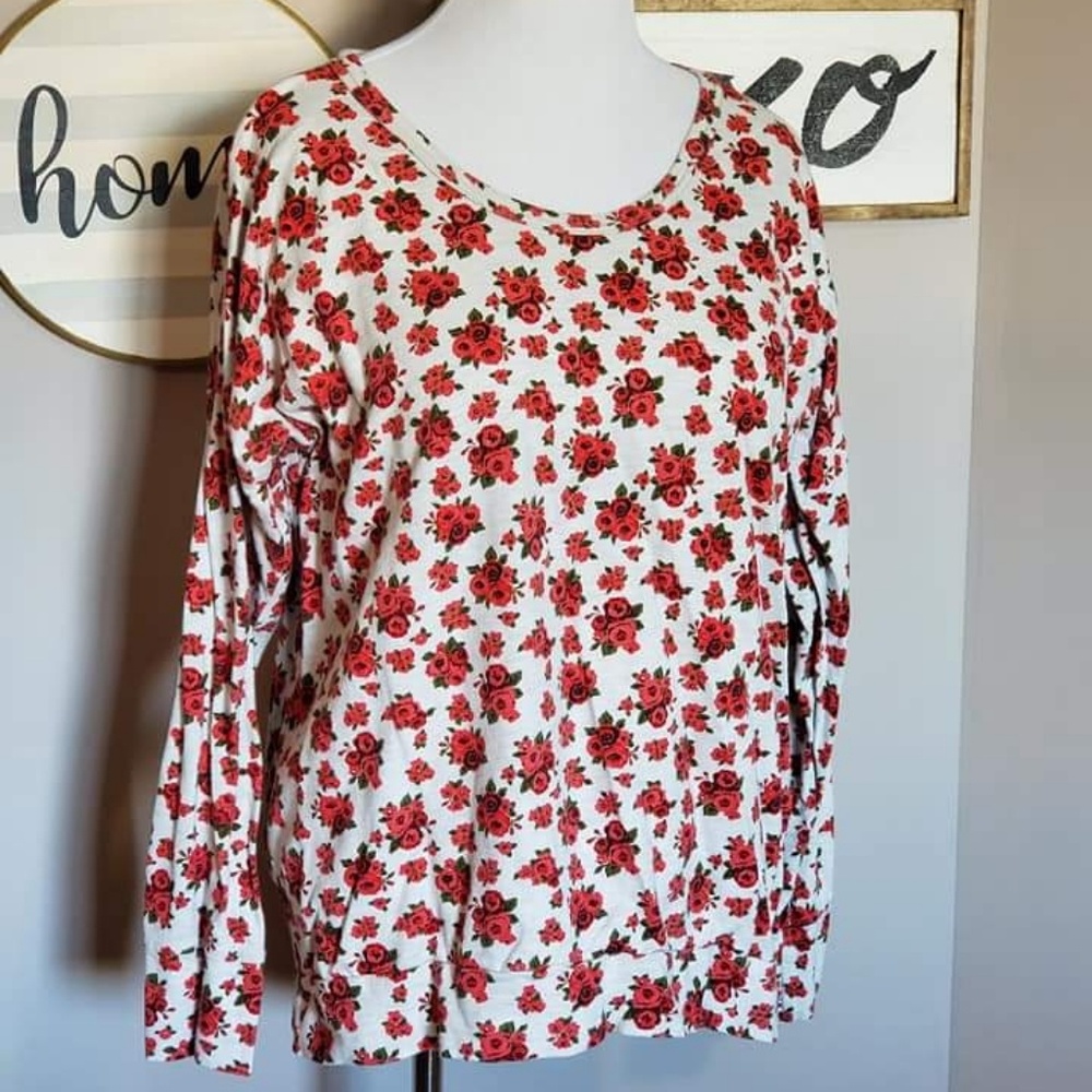 Floral dolman top